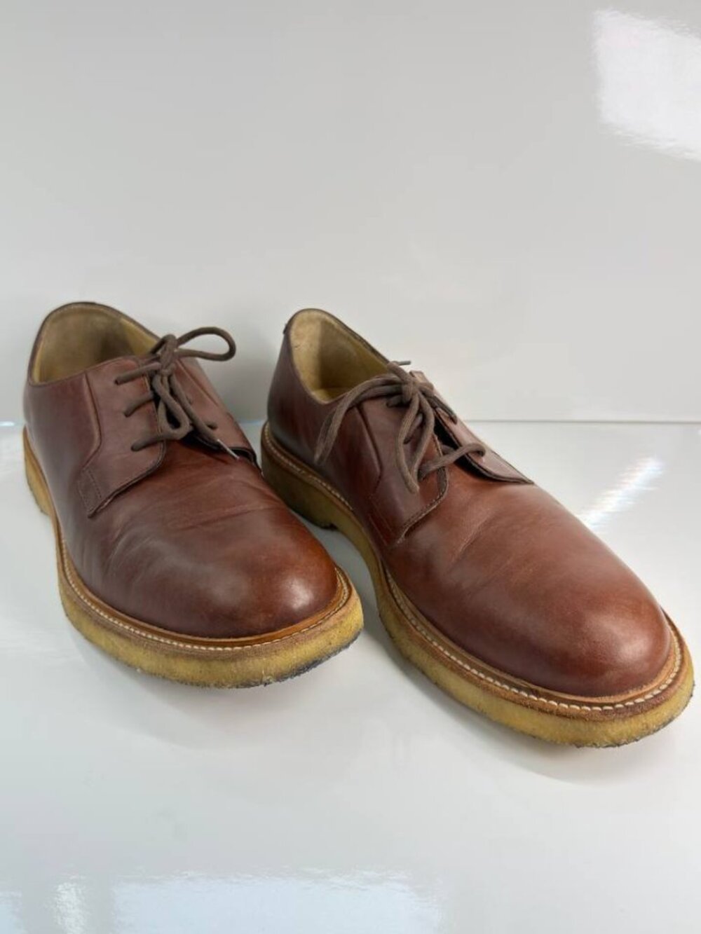 A.P.C. Rue Madame Paris Leather Derby Shoes – Men’s US 7.5 (EU 40) - Picture 6 of 16